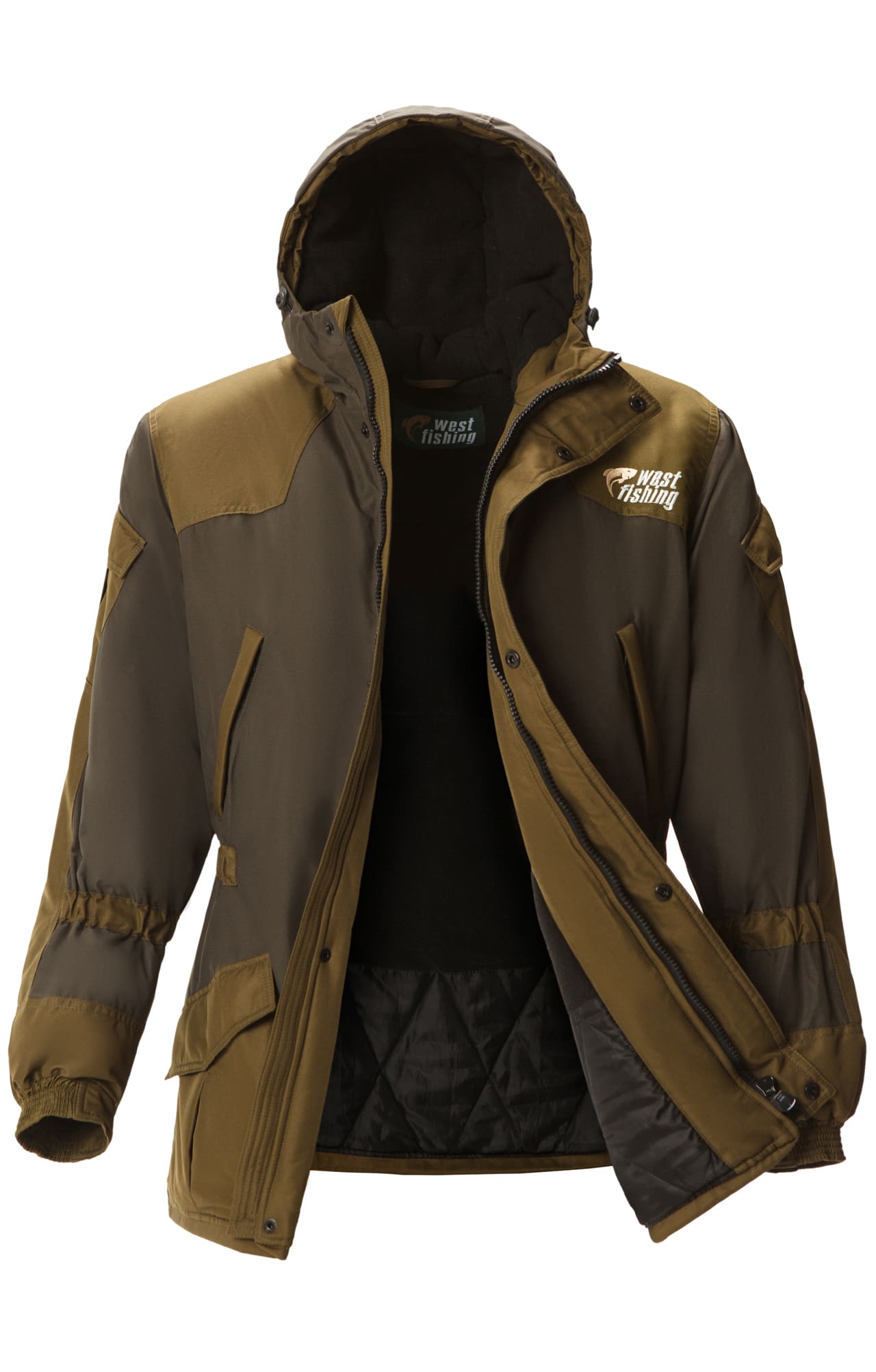 63942 Костюм  зимний хаки West Fishing  Зимняя спецодежда Santreyd  - Вид №4