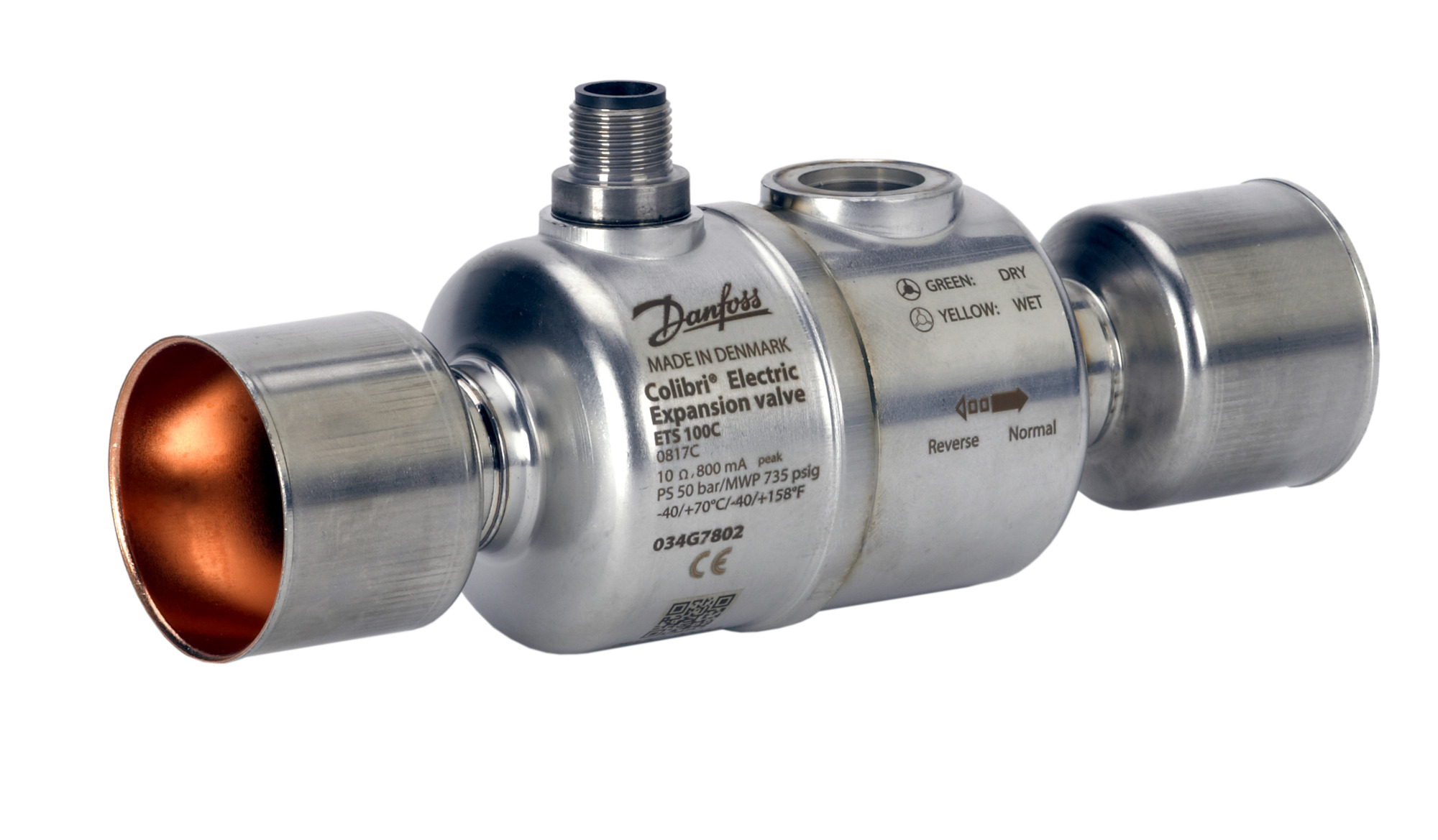 Danfoss ETS 12C - ETS 100C (Colibri®) — Электронный расширительный клапан шагового типа ETS 100C Клапан терморегулирующий 034G7803  - Вид №7