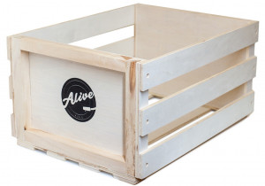 543174 Ящик для 80 пластинок "Nature (Wood) BX-082" Alive Audio