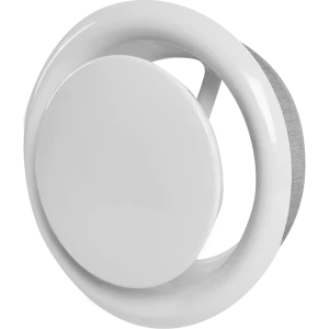 Анемостат Вентс АМ 150 ВРФ D150 мм металл цвет белый