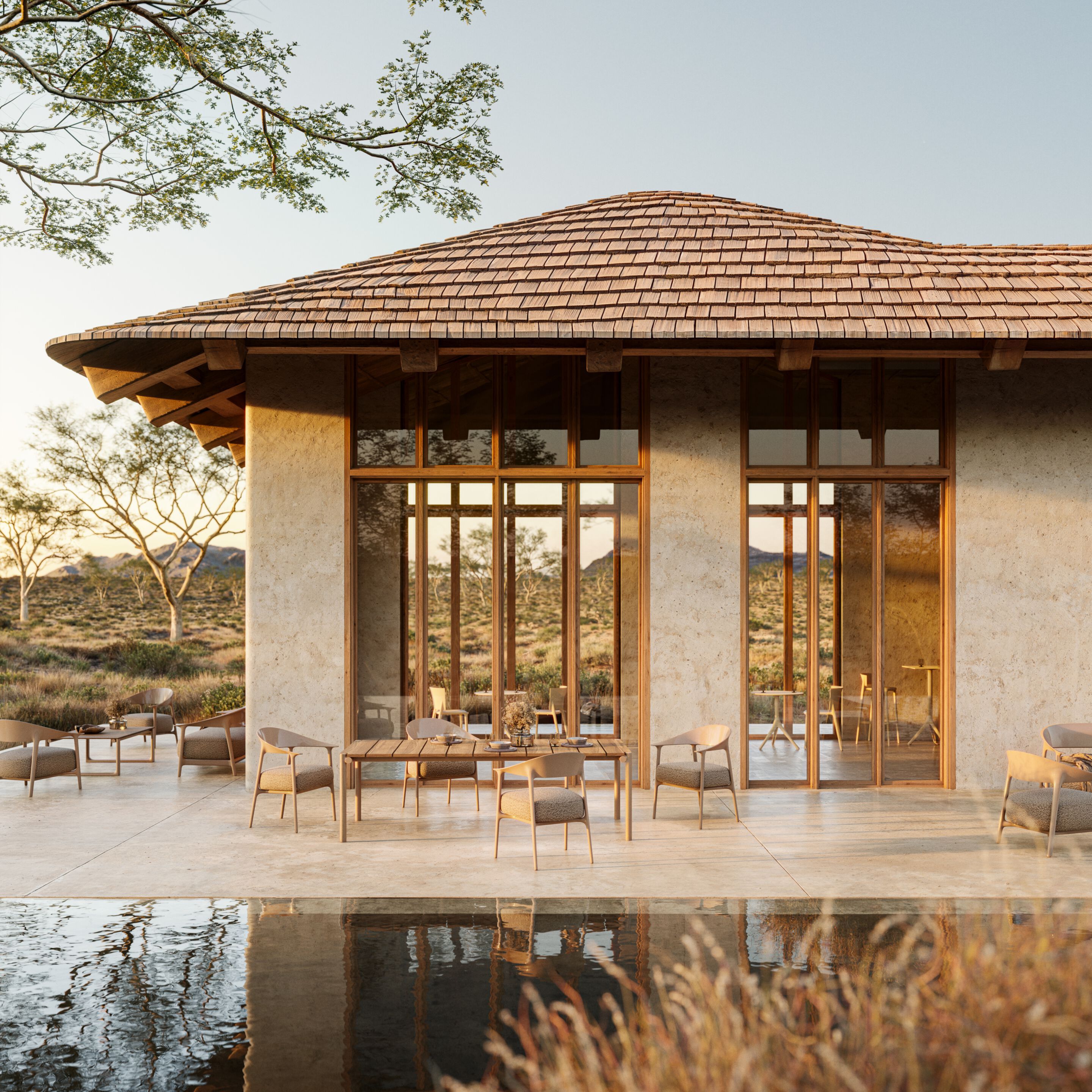 Садовое кресло с подлокотниками Vondom Африка ARCH-00015260 - Вид №1