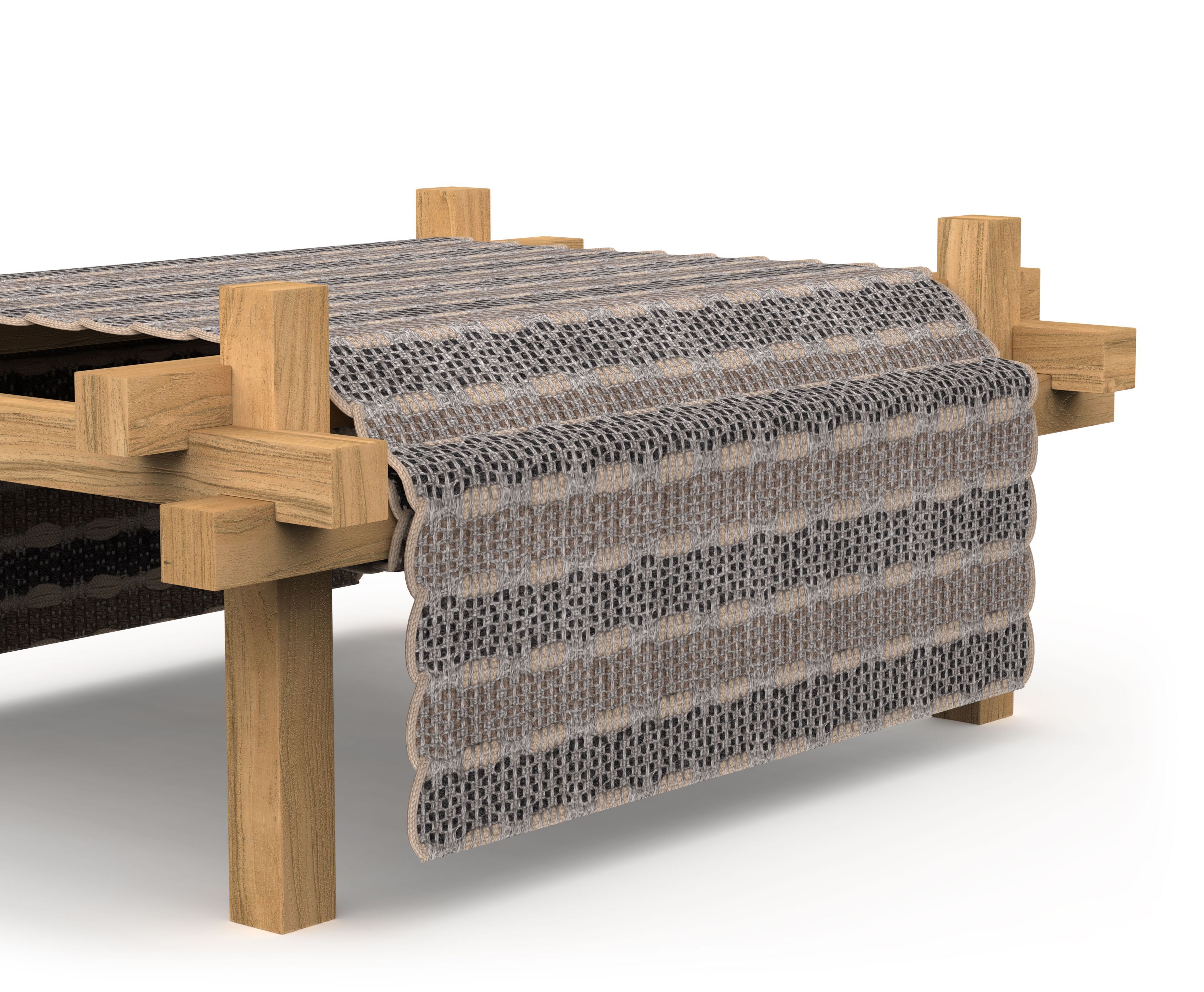 Садовое кресло с подставкой для ног GANDIABLASCO Gandiablasco Edition x Kengo Kuma ARCH-00055045 - Вид №12