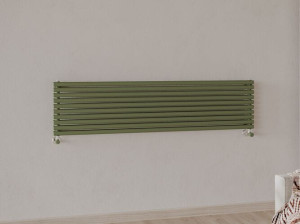 Стальной горизонтальный мебельный радиатор с эллиптическими трубчатыми элементами