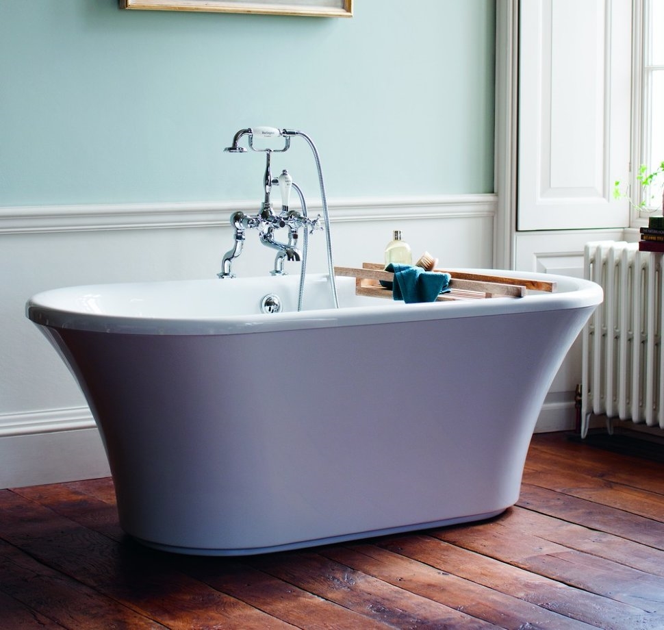 Смеситель для ванны с ручным душем, набортный [CL15 BLA]  Burlington T8-QT BLA, T18, T1 BLA  - Вид №4