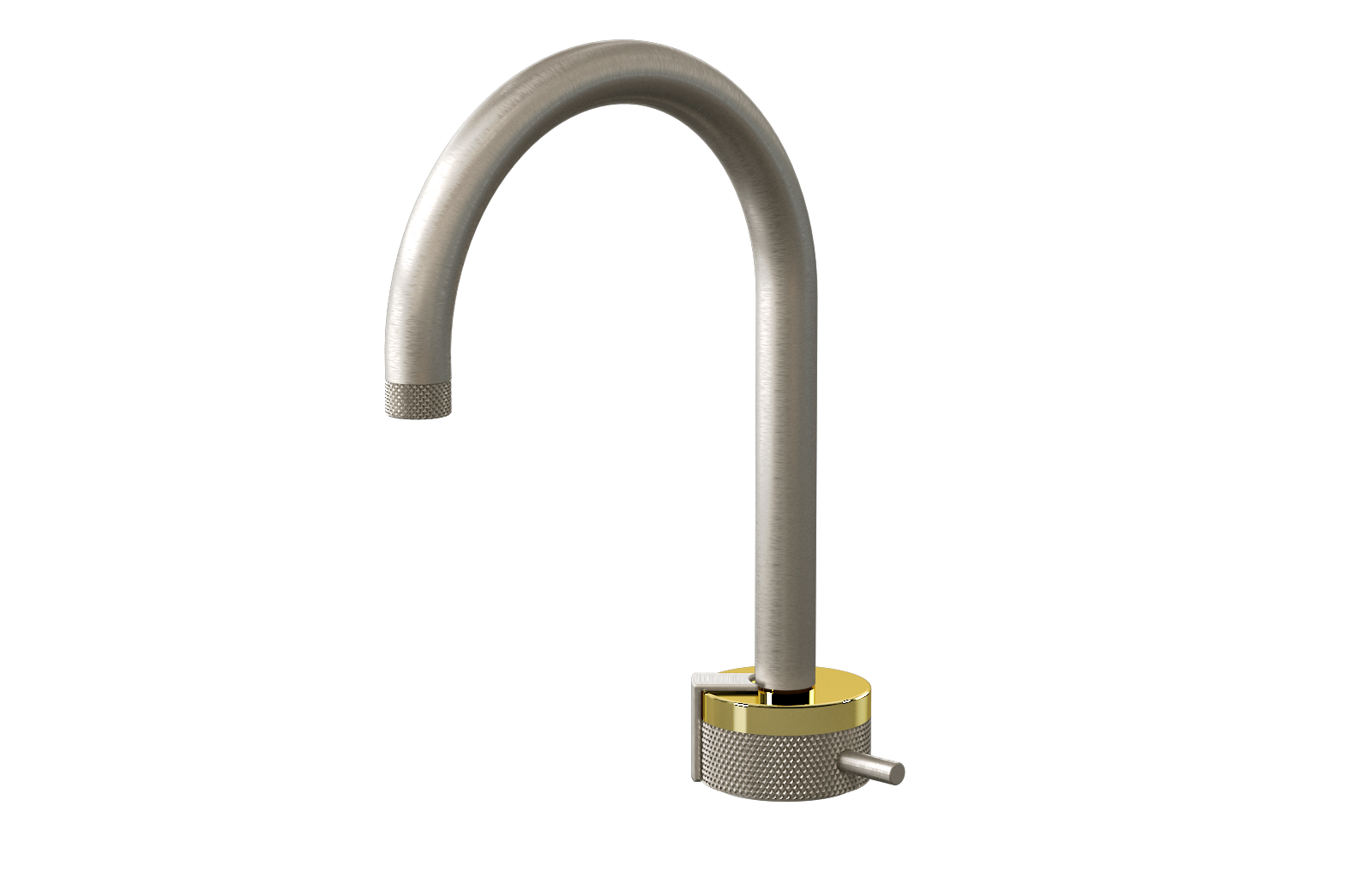E-11502-R1PB-L2SN-SN Однорычажный прогрессивный смеситель для раковины - излив 16см GRAFF MOD+