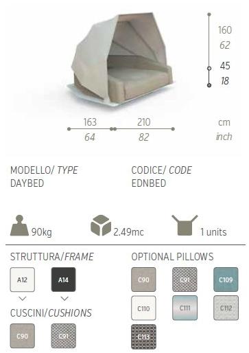 Talenti Диван иглу из ткани Eden sun-id-1482173 - Вид №7
