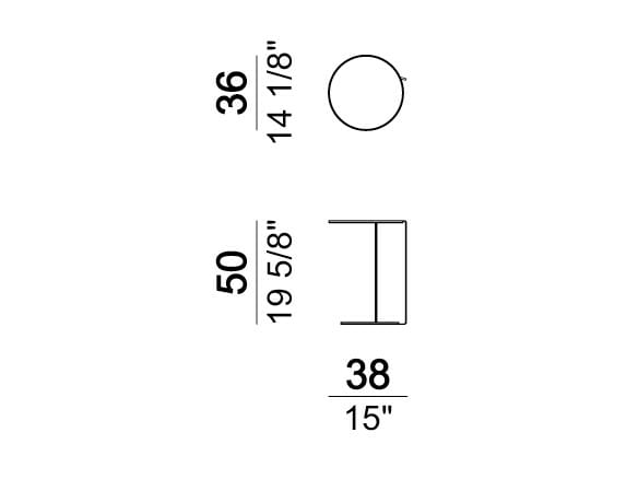 Круглый металлический журнальный столик Arketipo JOYSTICK ARCH-00027252 - Вид №7