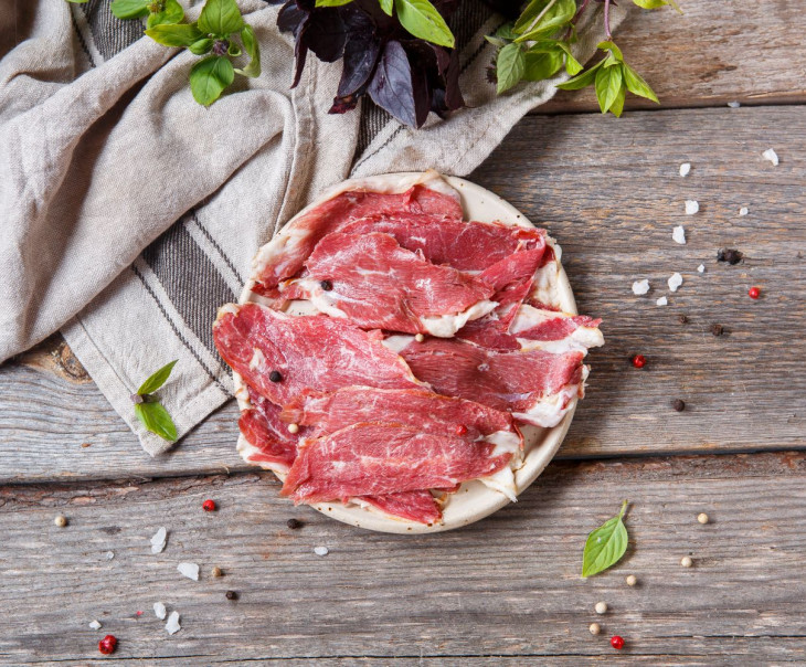 3435 Филе грудки гуся с/к (Карпаччо) Вкусляндия 