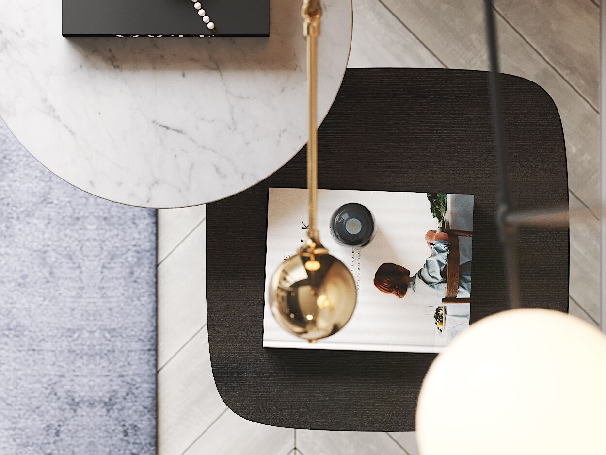 Журнальный столик из черного дерева PRADDY Natur ARCH-00031225 - Вид №3