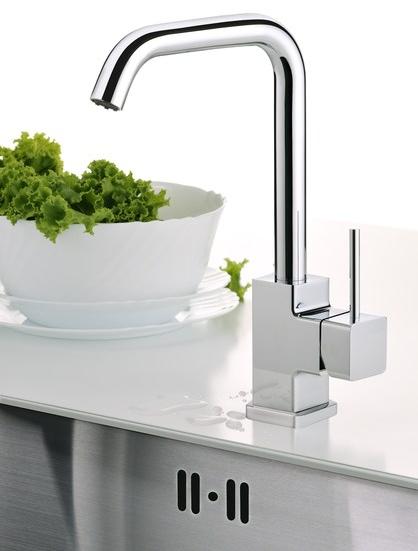 JUSTIME Смеситель для кухни из хромированной латуни с аэратором Mark 6909-97-80cp - Вид №1