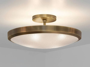 Потолочный светильник из латуни и муранского стекла