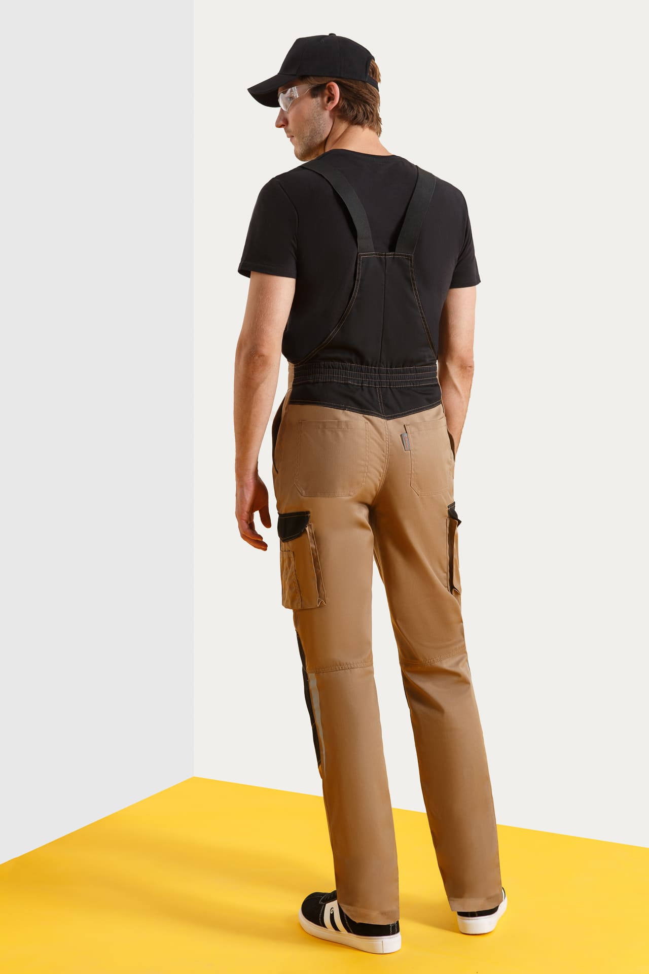 64629 Костюм  NEW 2 бежевый с черным STATUS  Летняя спецодежда  размер 48-50/170-176  - Вид №9