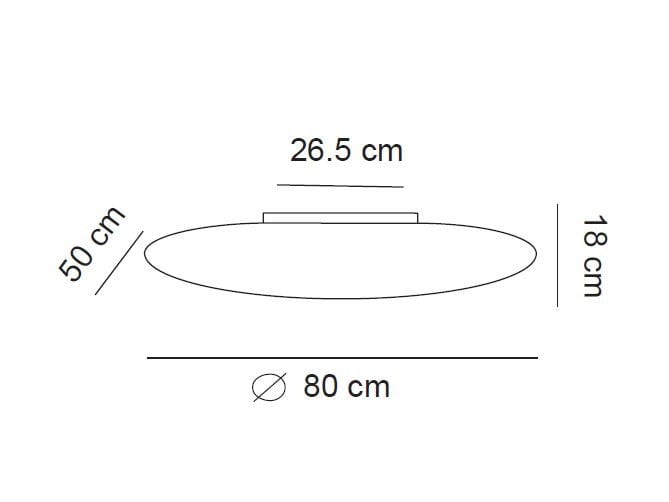 Полиэтилен открытый светодиодный потолочный светильник Alma light ARCH-00044441 - Вид №3