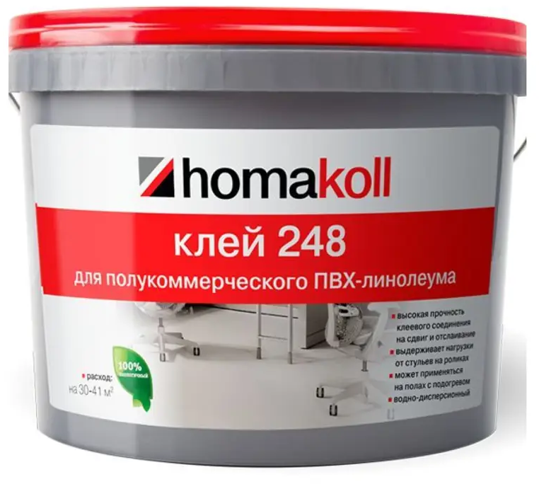 91347662 Клей для напольного покрытия Homakoll 248 14кг STLM-0891339