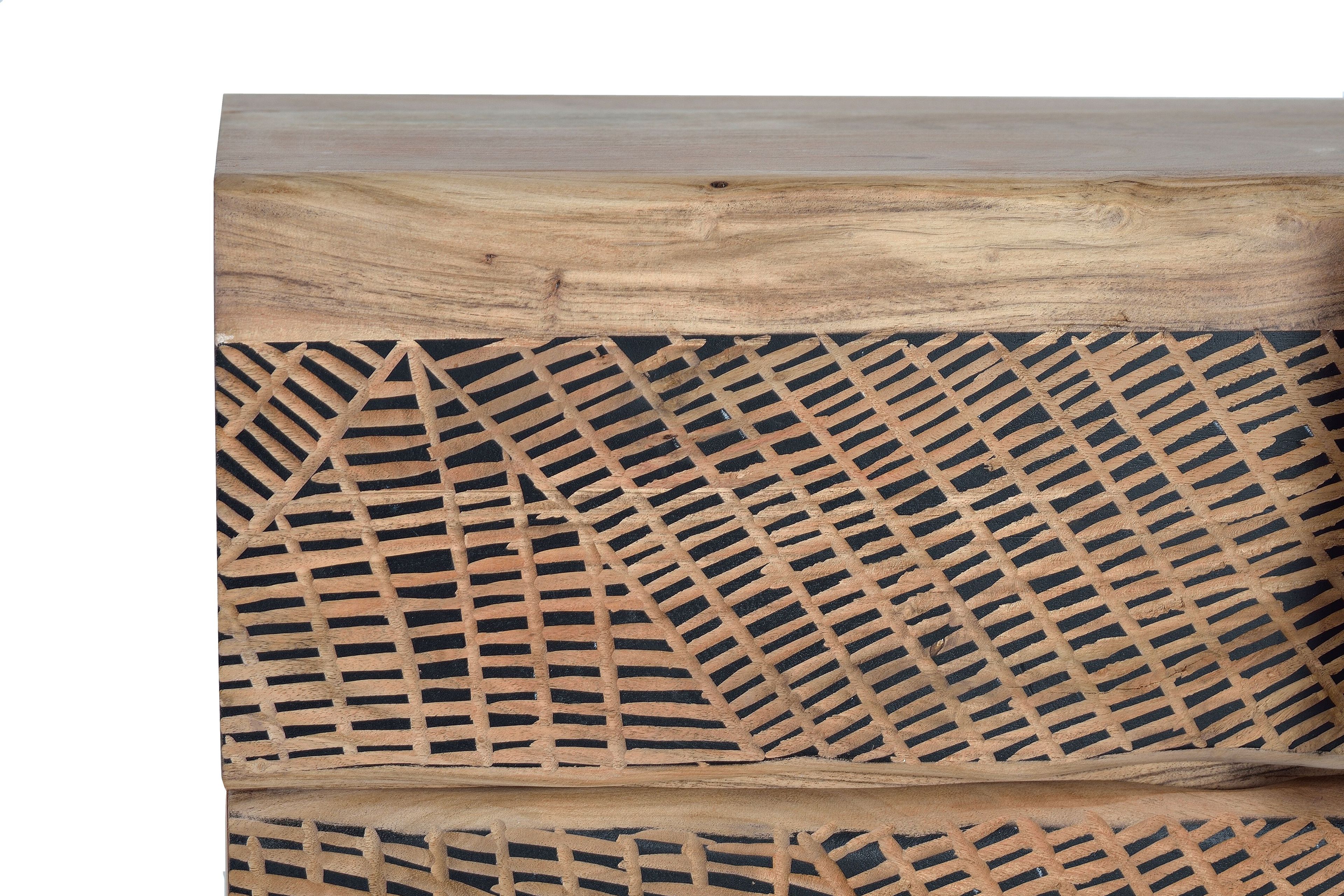 Шкаф из акации с распашными дверцами и ящиками Giner y Colomer Yakarta ARCH-00057629 - Вид №4