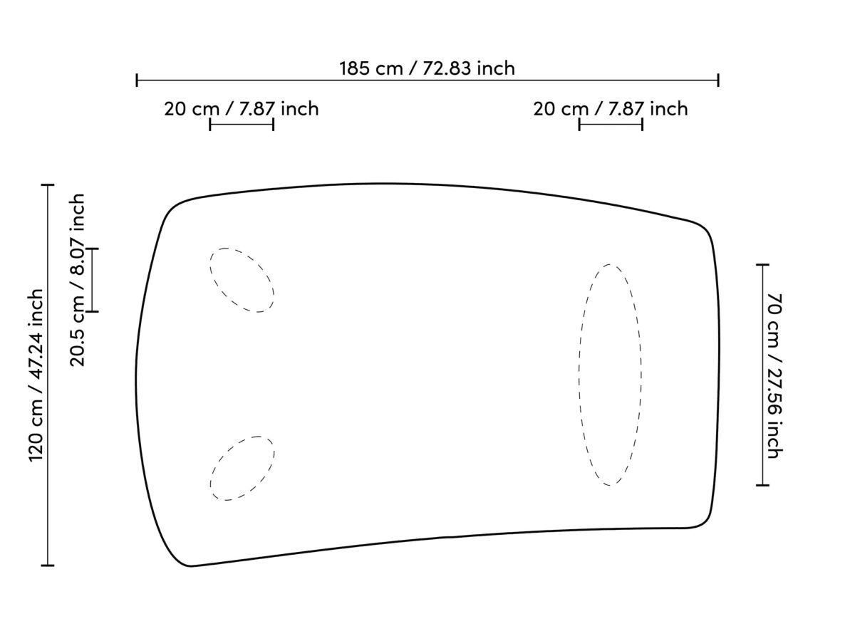 Низкий прямоугольный деревянный журнальный столик Eichholtz Bergman ARCH-00103482 - Вид №4