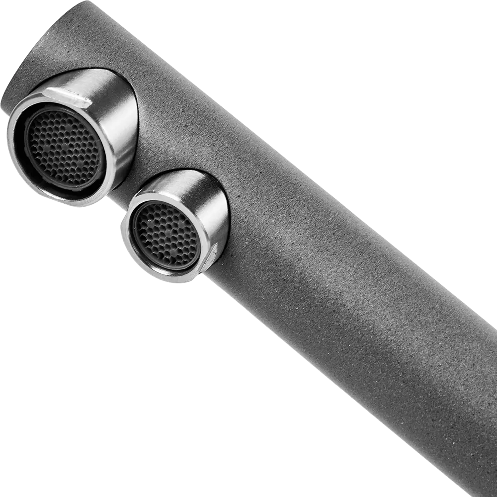 Смеситель DELINIA Луза для кухни с аэратором, серый шелк 88537824 STLM-0878301 - Вид №4