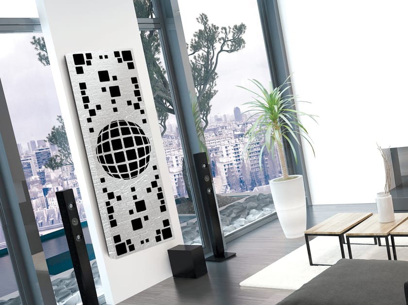 Алюминиевый полотенцесушитель Termo Design двойная пластина-серебряная фольга ARCH-00005272