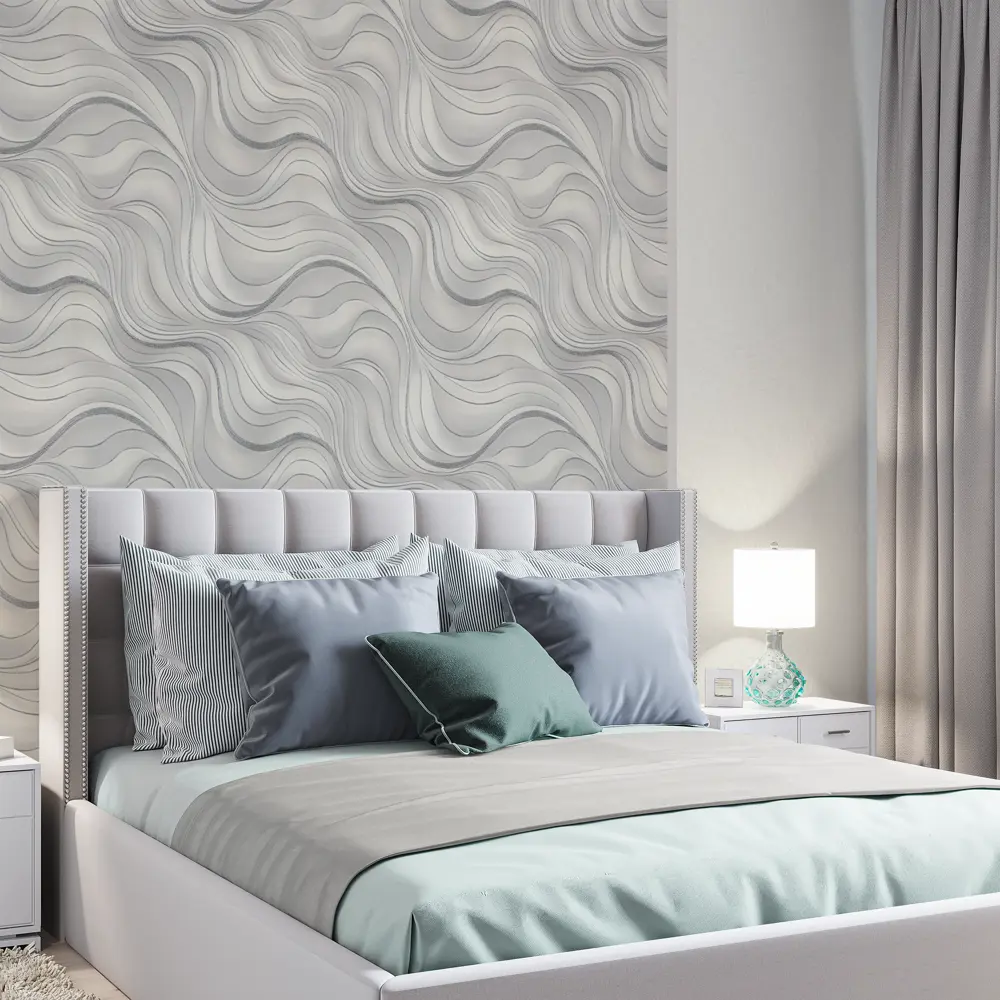 Обои флизелиновые Palitra Life Bounty серые 1.06 м PL71713-14 STLM-2036328 - Вид №3