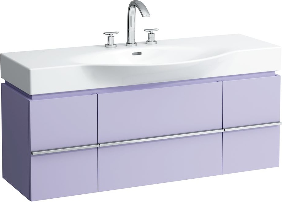 H4013020754751 Шкафчик под раковину, для раковин 811704, 812704, 2 выдвижных ящика с 2 дверцами, 2 стеклянные полки LAUFEN PRO - Вид №29