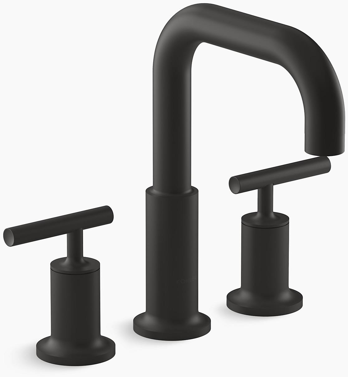 K-T14428-4-BL Смеситель KOHLER Матовый черный 