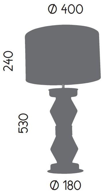 Aromas del Campo Настольная лампа из цветного стекла с фиксированным кронштейном Kitta Nac108  - Вид №2