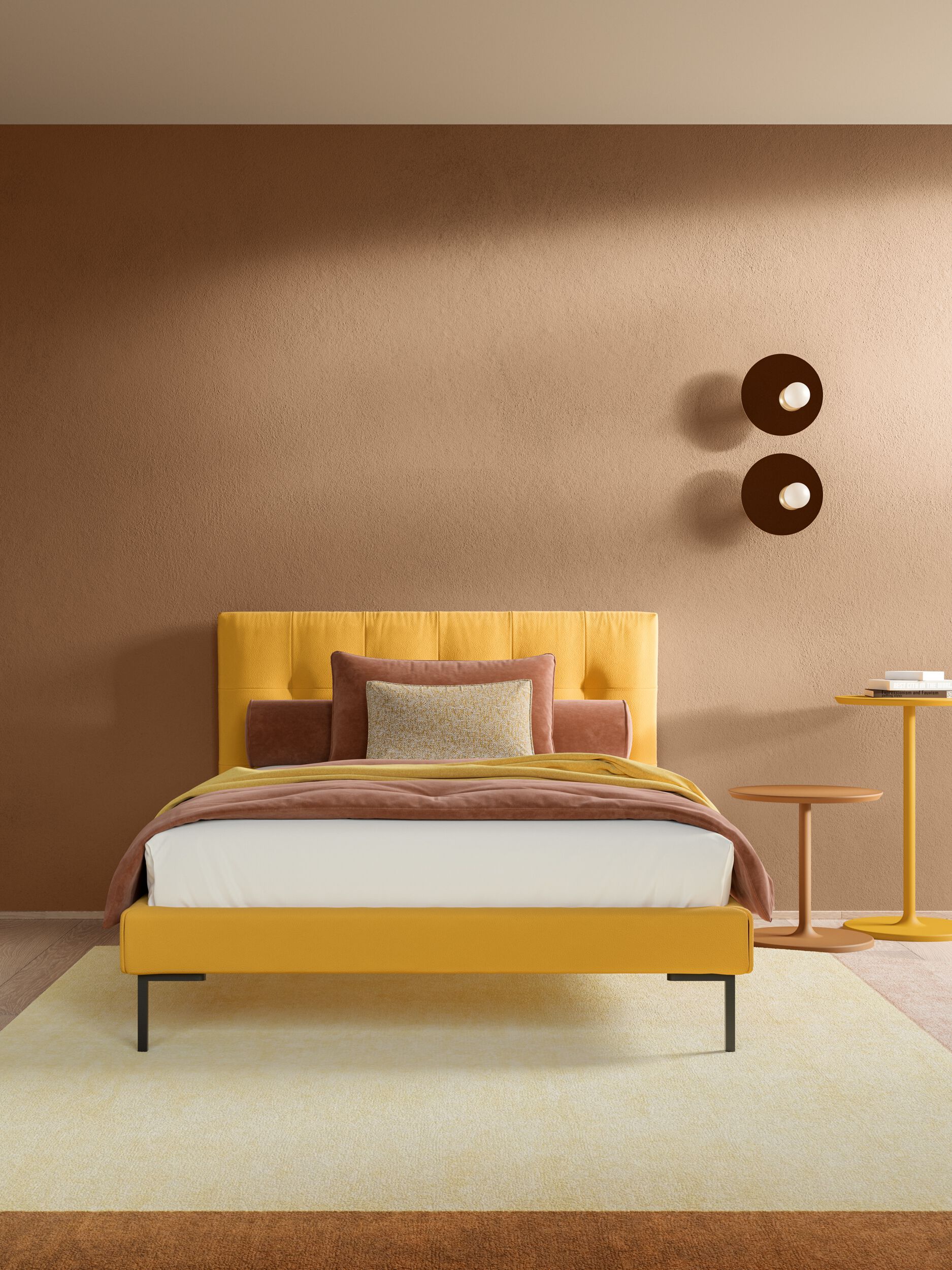 Односпальная кровать с капитонным изголовьем Twils Max Capitonné ARCH-00018341 - Вид №2