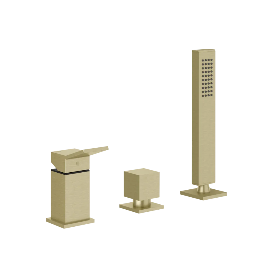 Смеситель для ванны 53043 727 Gessi Rettangolo k ЛАТУНЬ МАТОВАЯ PVD 53043727