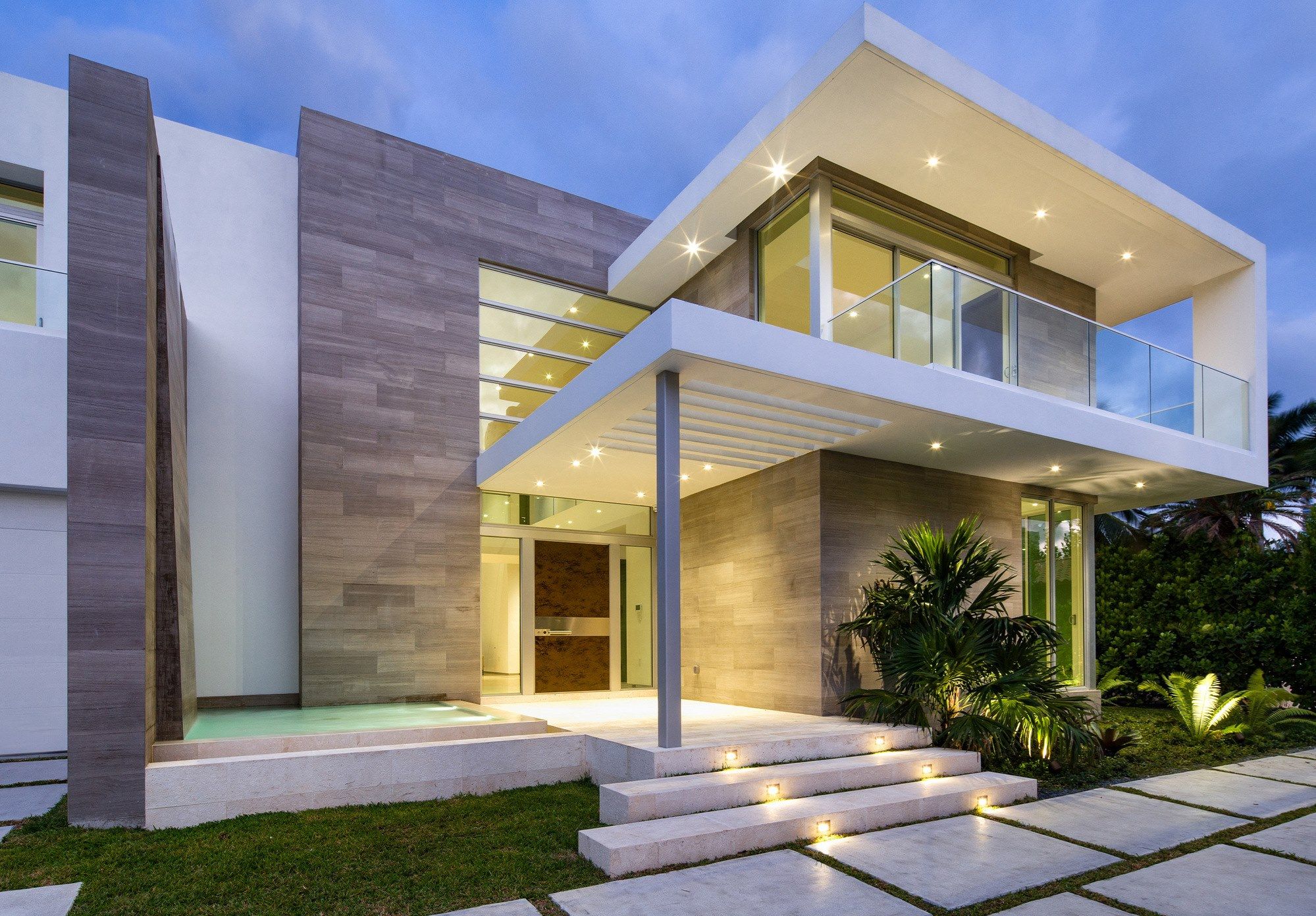 Двустворчатая бронированная дверь с покрытием из ржавчины Cor-Ten Oikos Synua ARCH-00088893 - Вид №2