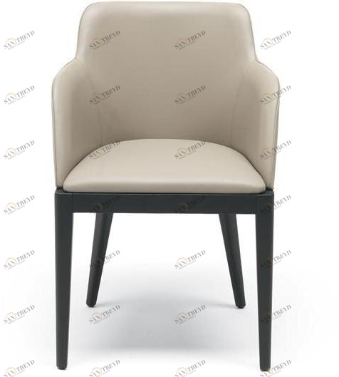 MisuraEmme Мягкое кожаное кресло с подлокотниками sun-id-1383227