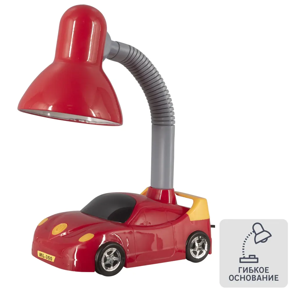 Светильник настольный «Car» KD-383 1хЕ27х40 Вт, цвет красный 81974127 STLM-2029257 CAMELION 
