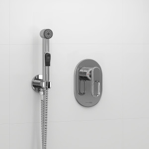 A111856 Встраиваемый комплект для биде со шлангом 100 см WasserKRAFT