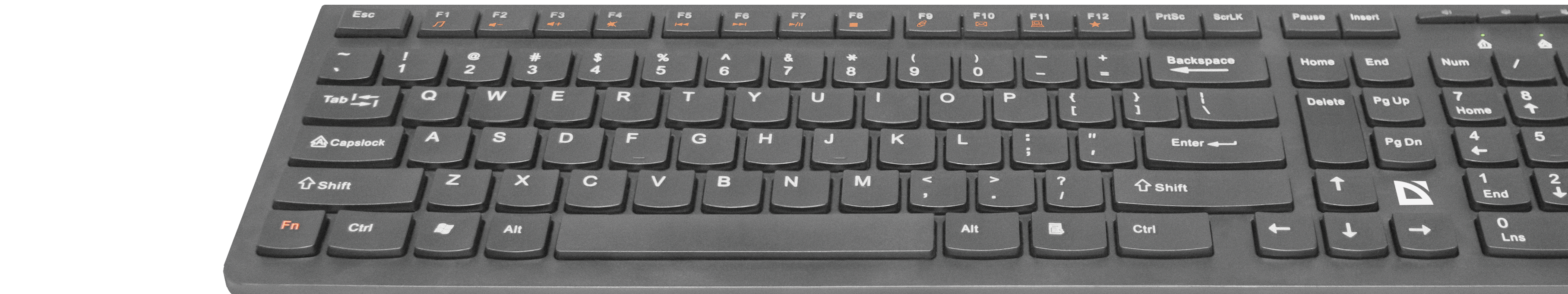 45535 беспроводная клавиатура ultramate sm-535 ru,черный,мультимедиа Defender Santreyd  - Вид №1