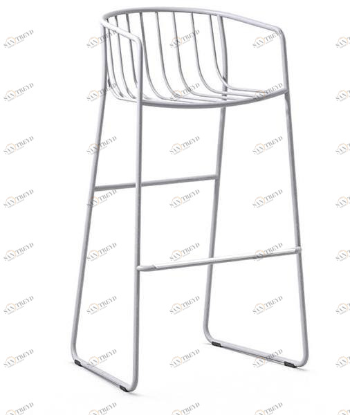 arrmet Табурет из стали со спинкой Randa sun-id-1374986