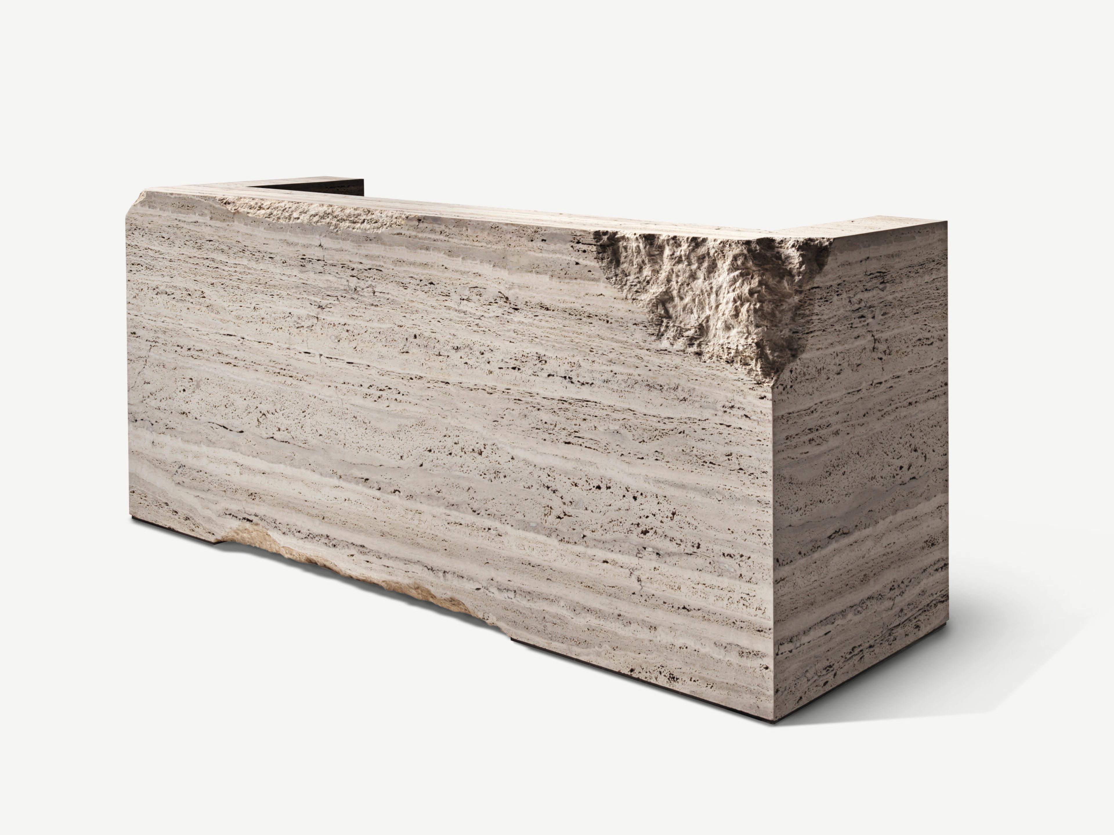 Стойка регистрации в травертине Visionnaire DOLMEN ARCH-00138433 - Вид №2