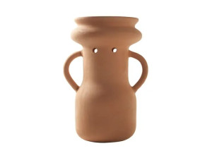 Низкий терракотовый садовый горшок