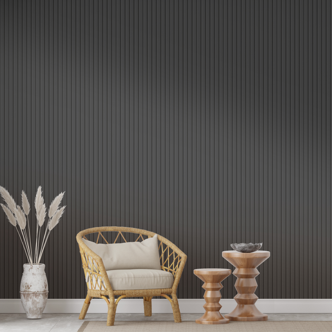 Профиль Финиш МДФ Stella Beats De Luxe Black Lead 2700x77x16 (упак.4шт.) STSR-209 - Вид №2