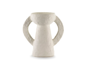 Ваза из пестой бумаги