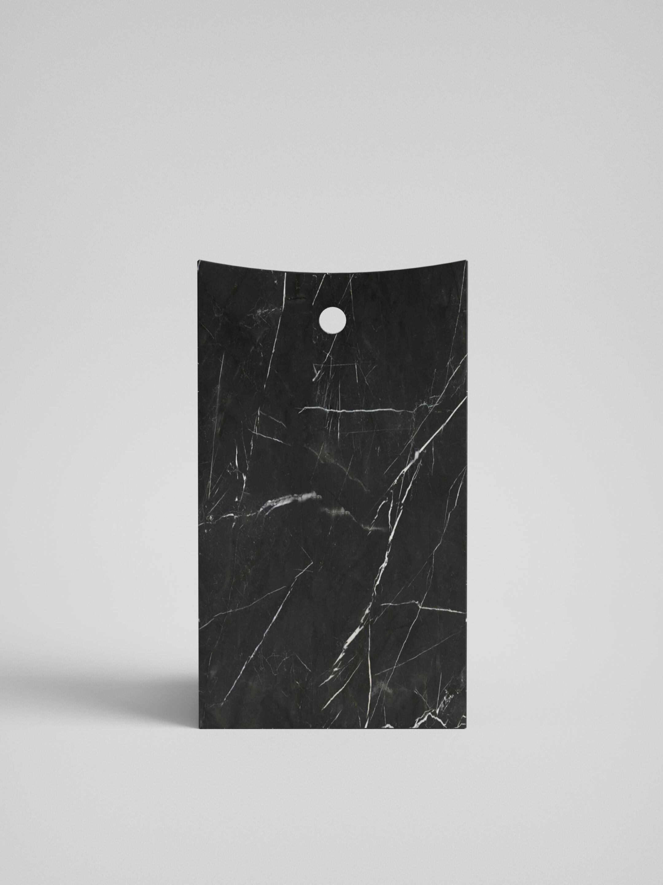 Стул с низкой спинкой из черного мрамора Marquina Pistore Marmi Pistore Marmi X McGannon Saad ARCH-00036467 - Вид №2