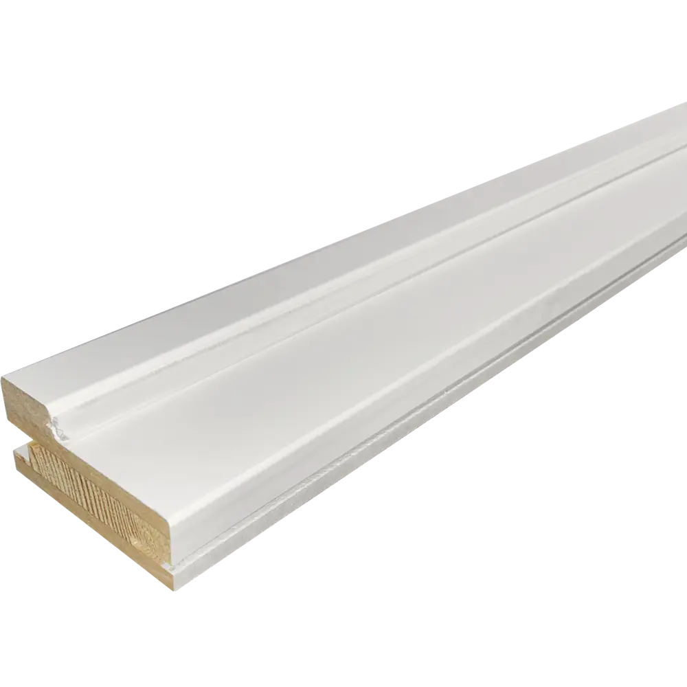 Дверная коробка телескопическая Британия/Лацио 2060x74x28 мм эмаль цвет жемчуг BELWOODDOORS STLM-2009191 - Вид №2