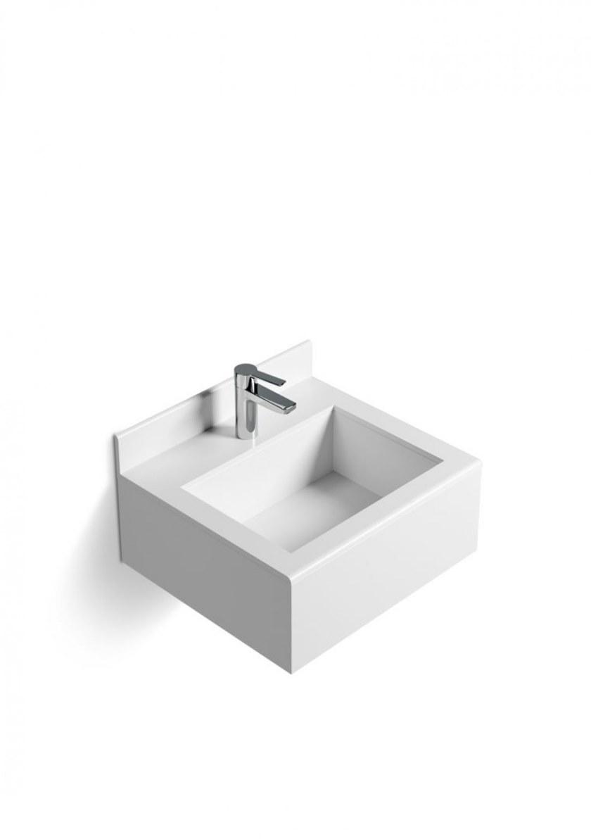 Подвесная раковина настенная овальная GES Group  белая sun-id-1442968 - Вид №3