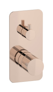 Внешние части встроенного в стену смесителя на 3 потребителя WE ARE IB ga312rs Rose Gold Gatsby