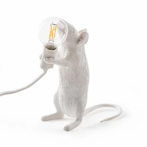 Настольная лампа 14884 от Seletti SELETTI ЖИВОТНЫЕ, МЫШЬ 244940 Белый