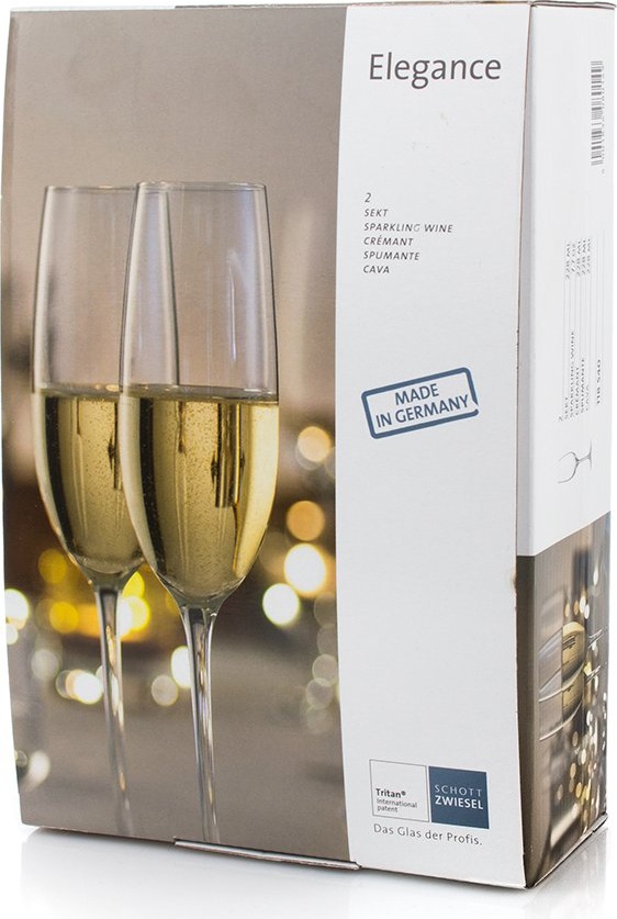 10602934 Schott Zwiesel Набор фужеров для шампанского Schott Zwiesel "Элеганс" 228мл, 2шт, п/к Стекло