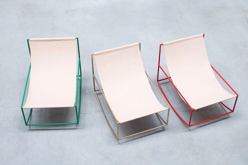 valerie_objects Кресло-качалка из стали с порошковым покрытием  V9018020  - Вид №34