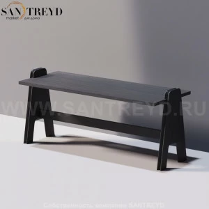 Agape CAVALLETTO Скамья под темный дуб ACVL0391RW