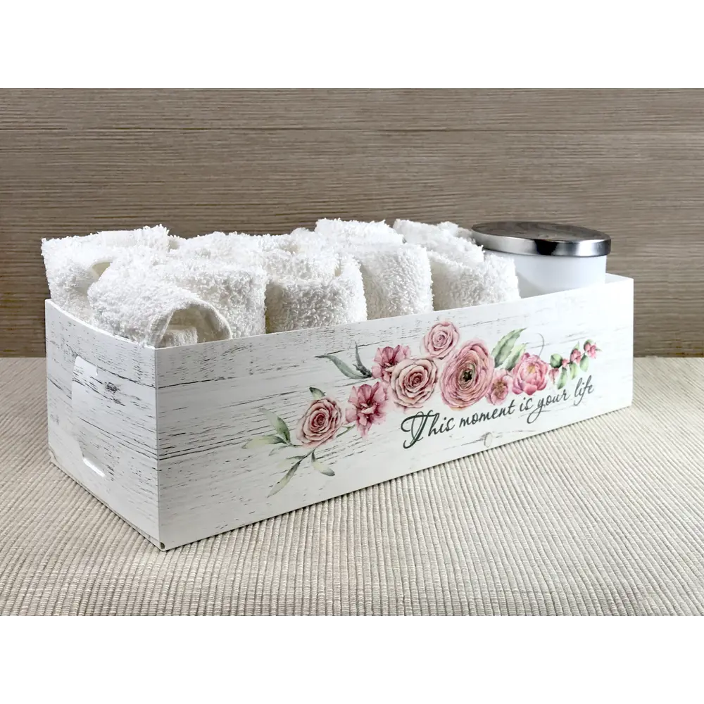 Коробка для хранения Розалия 01 30x10.5x8 см полипропилен разноцветный Santreyd STLM-2161093 - Вид №3