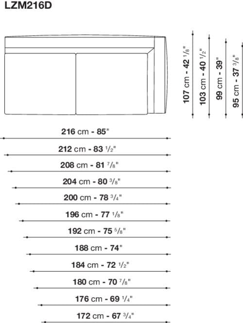 Угловой диван из ткани Maxalto Lucrezia Soft ARCH-00108784 - Вид №4