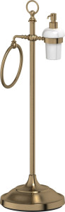 STI 532 Стойка с 2-мя аксессуарами для туалета с биде 80 cm 3SC STILMAR ANTIQUE BRONZE