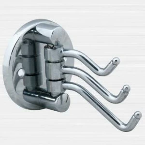 Крючок тройной поворотный с заглушками Rainbowl (Турция) Aqua 0056